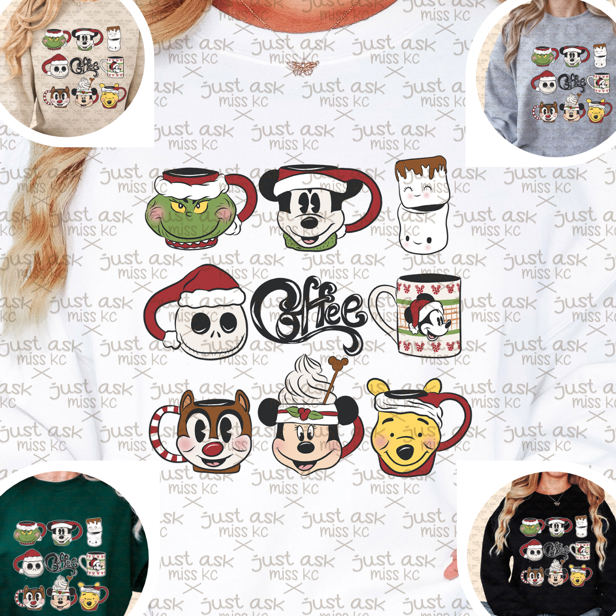Character Christmas Mugs Winter Parks