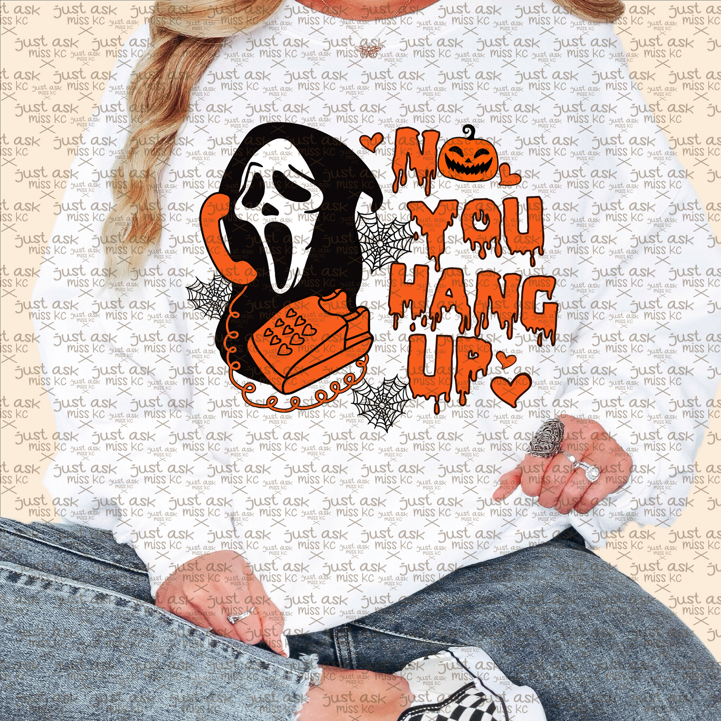 No You Hang Up Halloween Crewneck, Hoodie, Oversized Tee Pumpkin Ghostface Scream