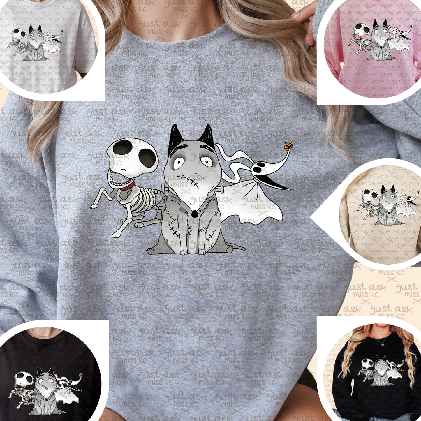 Spooky Dogs Shirt Halloween Sweater Burton Dogs T-Shirt Crewneck