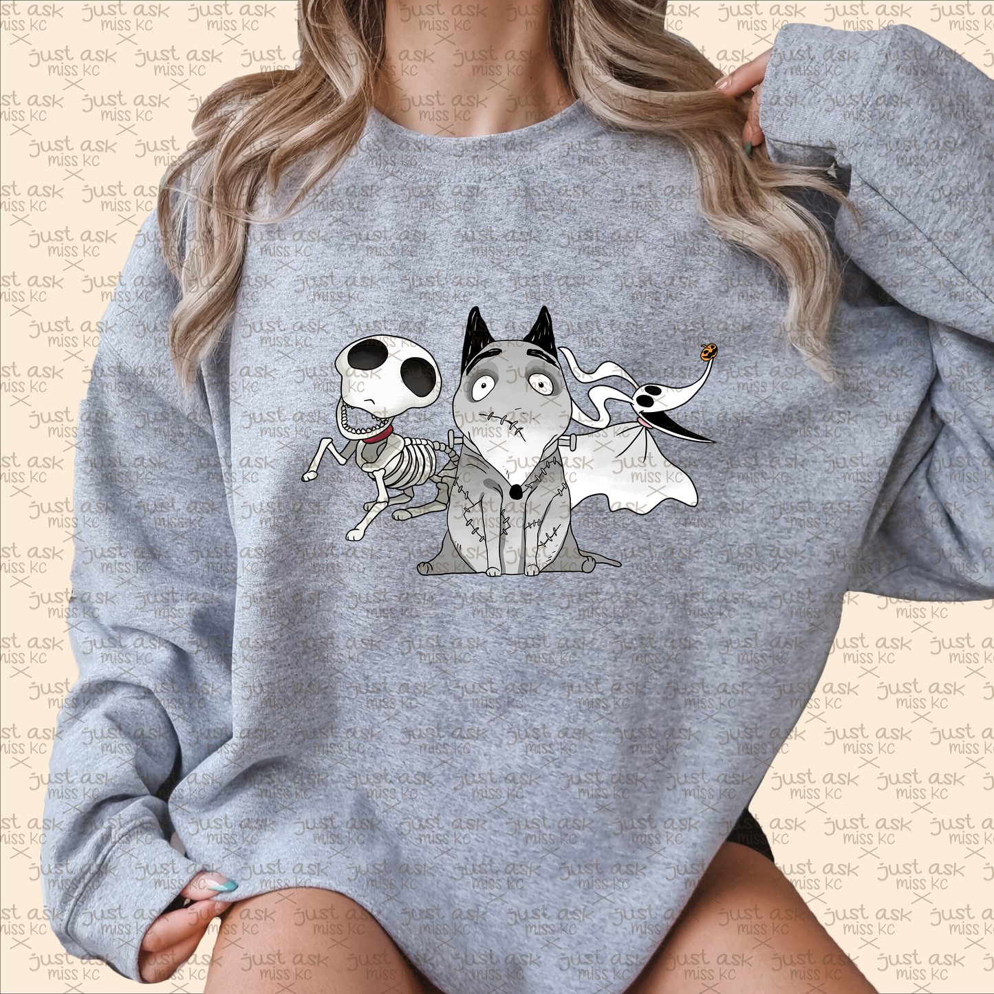 Spooky Dogs Shirt Halloween Sweater Burton Dogs T-Shirt Crewneck