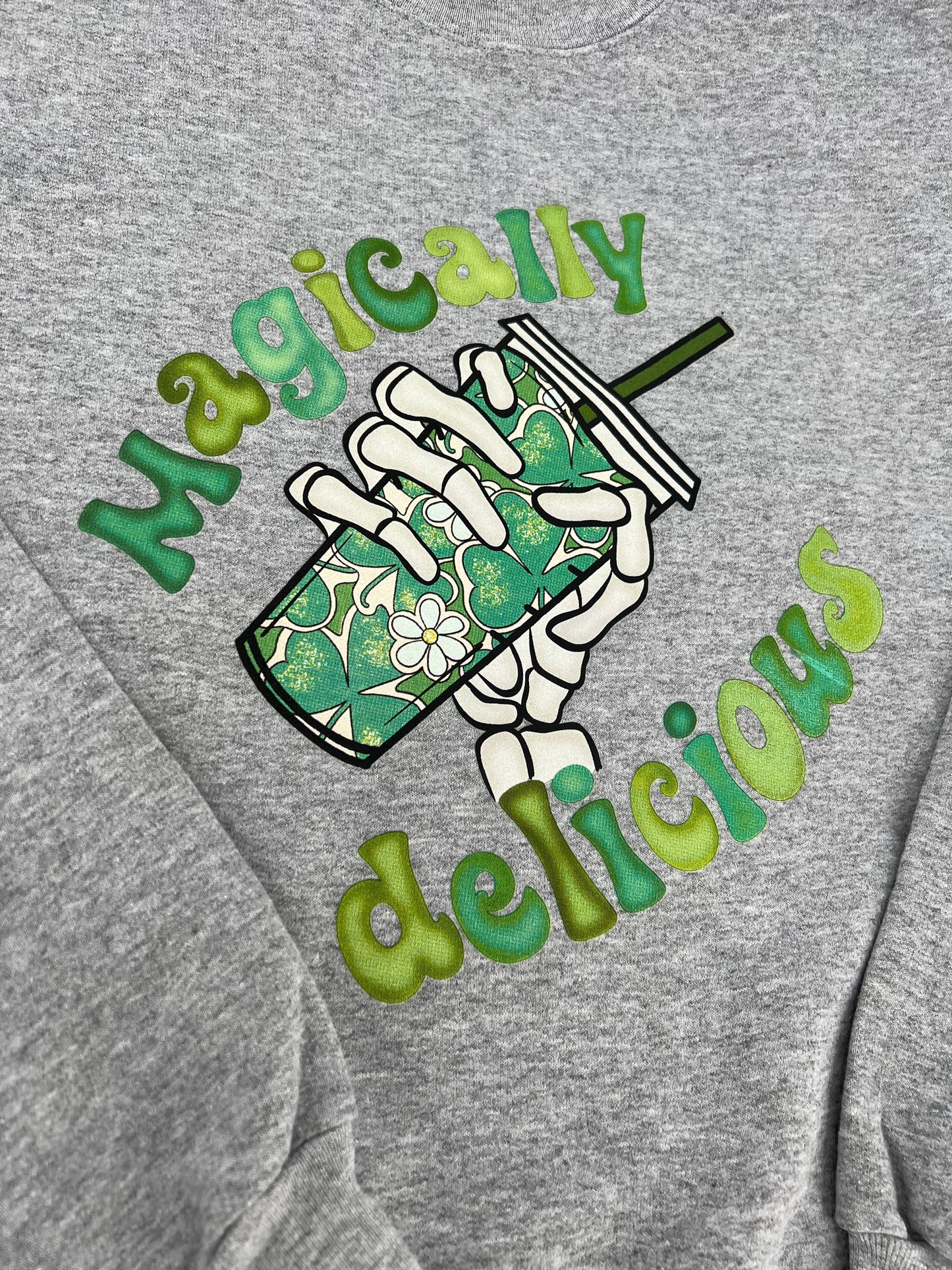 Seasonal St.Patricks Day T-Shirts, Crewneck, Sweater, Feeling Lucky, Magically Delicious, Skeletons, Cheers, Patty's Day, Clover