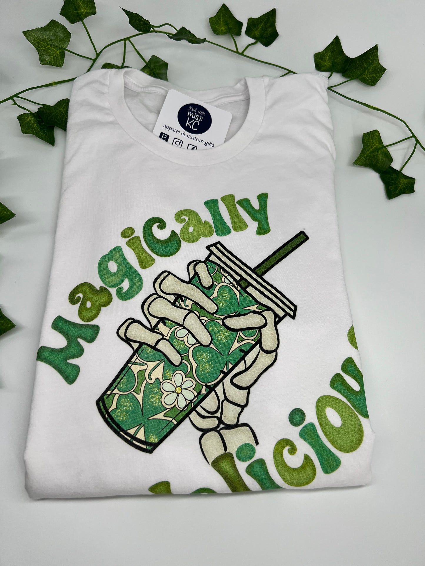 Seasonal St.Patricks Day T-Shirts, Crewneck, Sweater, Feeling Lucky, Magically Delicious, Skeletons, Cheers, Patty's Day, Clover